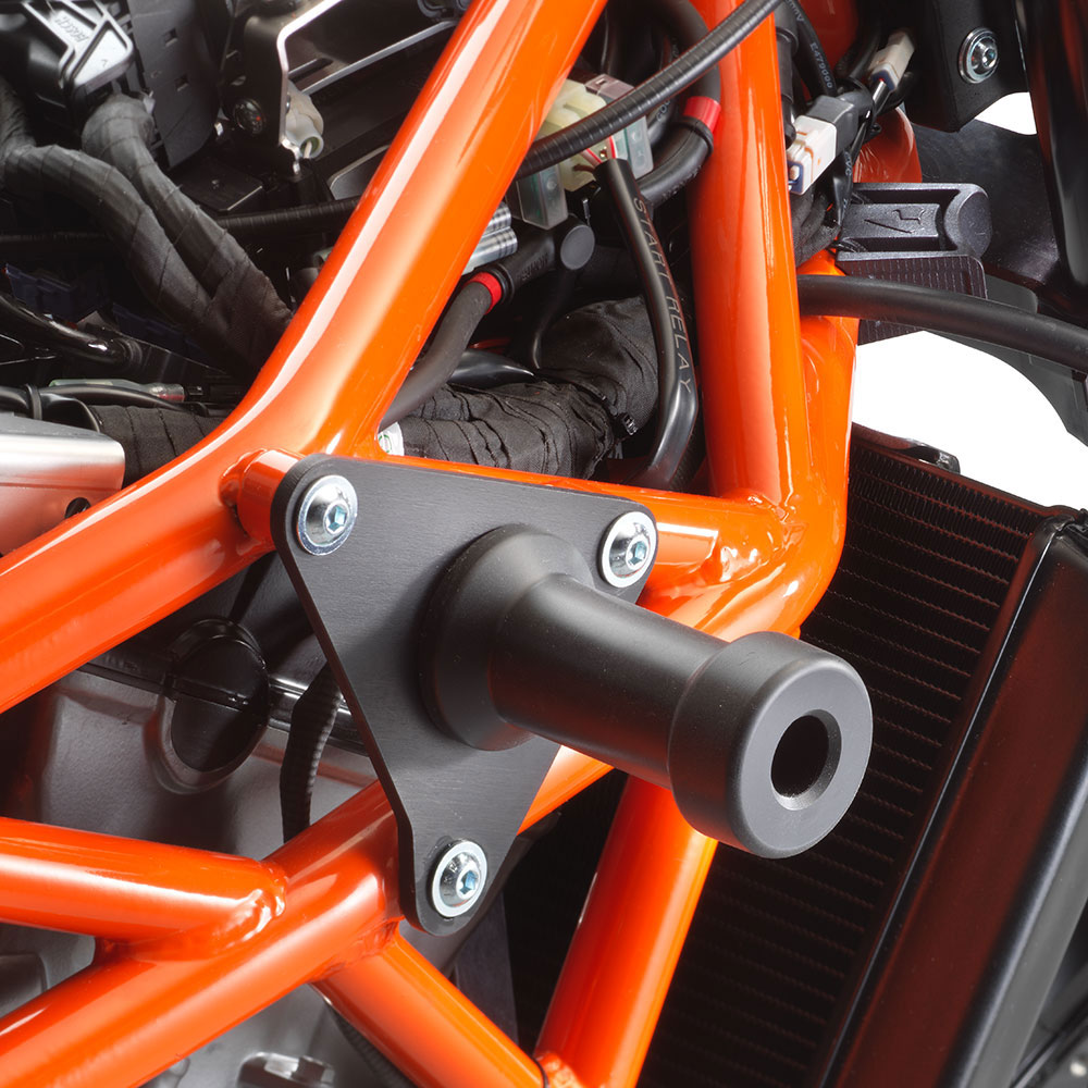 perfk Chrome Brake Pump Protection Fluid Master Cylinder Cover for KTM Duke 125 200 390 Motorcycles 